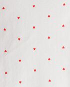 B&eacute;b&eacute; fille - Ensemble 3 pi&egrave;ces robe &agrave; manches longues imprim&eacute; c&oelig;ur &ndash; Rose, image 5 sur 5 diapositives