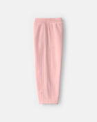 Toddler Girl Fleece Joggers &ndash; Pink, image 3 of 5 slides