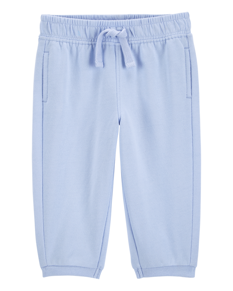 Baby 4-Piece French Terry Mix-and-Match Outfit Set - Blue, image 4 of 11 slides
