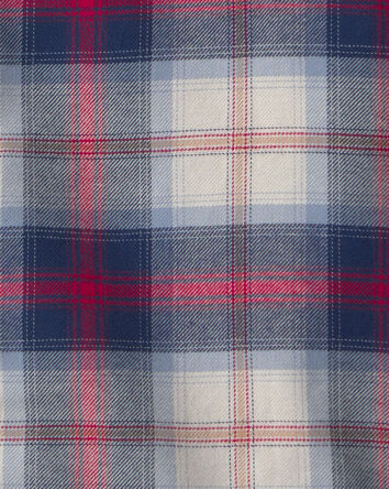 Toddler Boy Plaid Long-Sleeve Button-Down Shirt, 