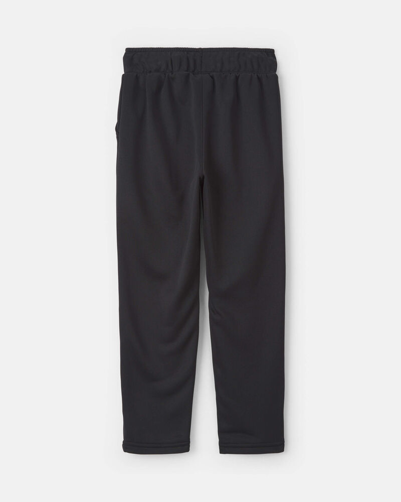 Boys French Terry Active Pants - Black, image 2 of 4 slides