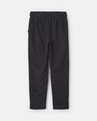 Boys French Terry Active Pants - Black, image 2 of 4 slides