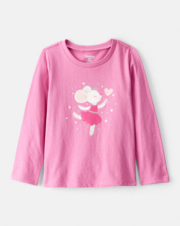 Tout-petit fille - T-shirt à manches longues imprimé Ballerine, 