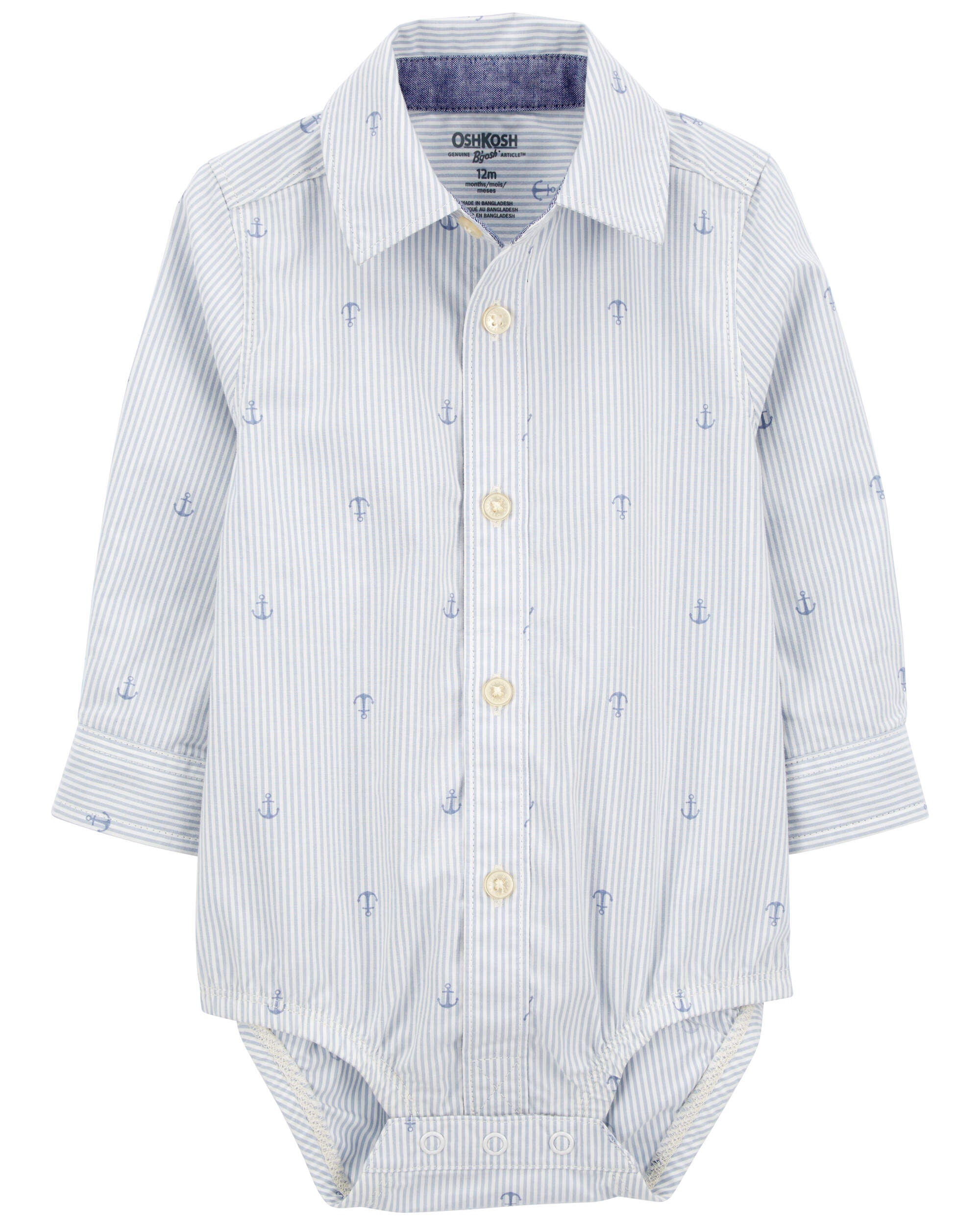 Baby dress shirt bodysuit sales
