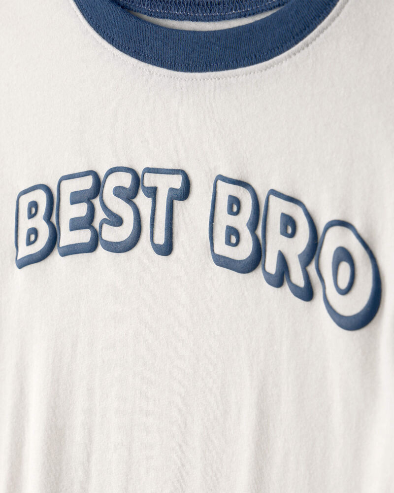 Boys 'Best Bro' Graphic Tee - Ivory, image 2 of 4 slides