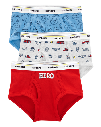 3-Pack Hero Cotton Briefs, 
