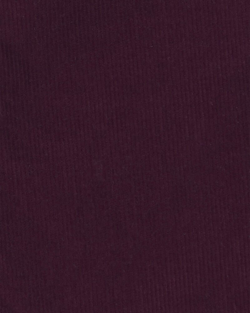 Toddler Girl Corduroy Pull-On Stretch Leggings - Purple, image 3 of 4 slides