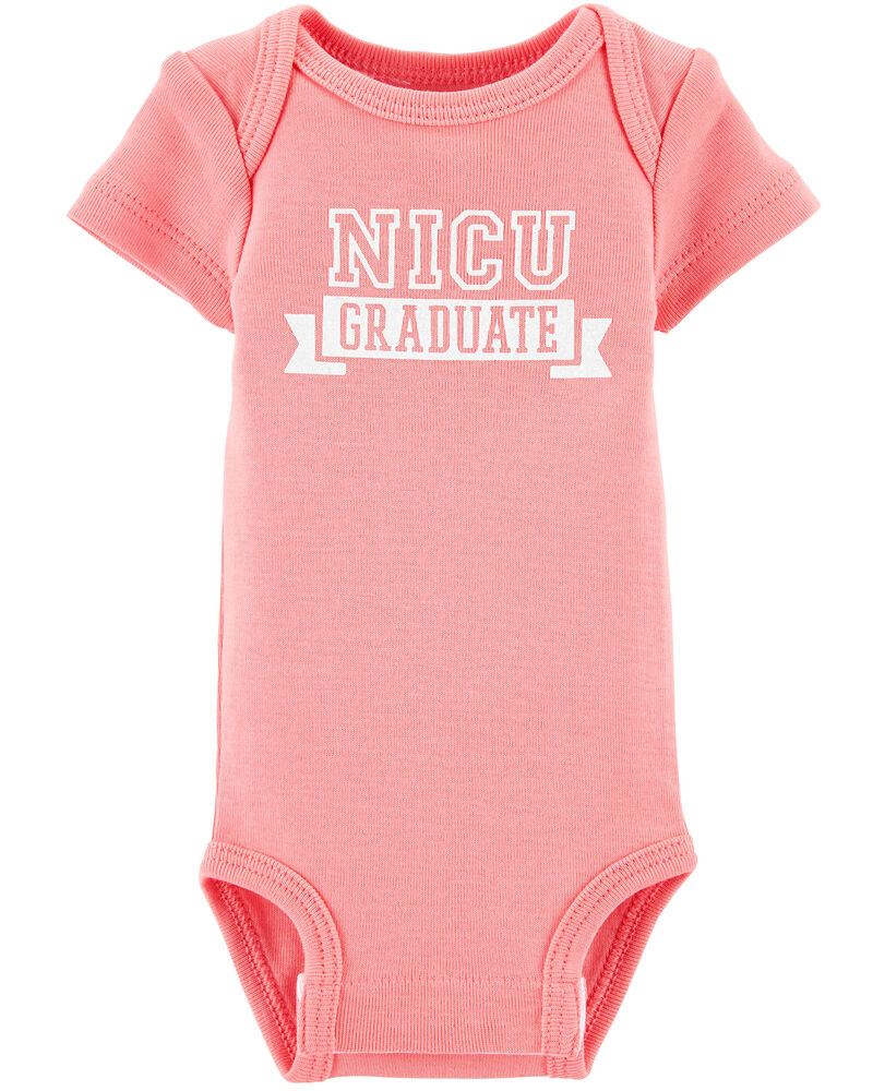 Baby Girl Preemie NICU Grad Bodysuit, image 1 of 4 slides
