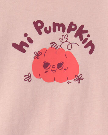Toddler Girl "Hi Pumpkin" Long-Sleeve Graphic Tee - Pink, 