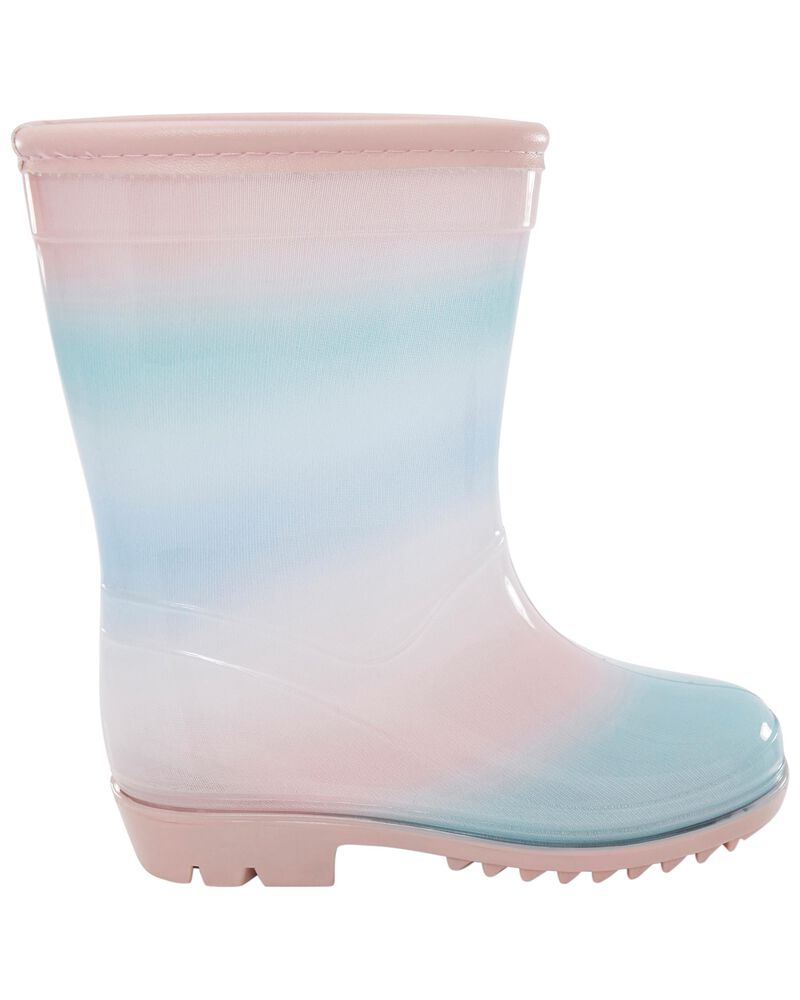 Toddler Rainbow Rain Boots, image 2 of 7 slides