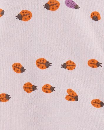 Ladybug 2-Way Zip Sleeper Pyjamas, 