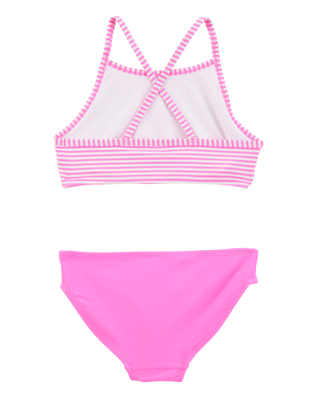 Kid 3-Piece Tropical Print Rashguard Set, 