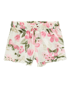 Baby Floral Gauze Shorts, image 1 of 4 slides