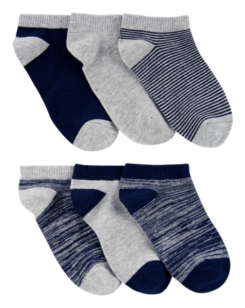Boys 6-Pack Ankle Socks, 