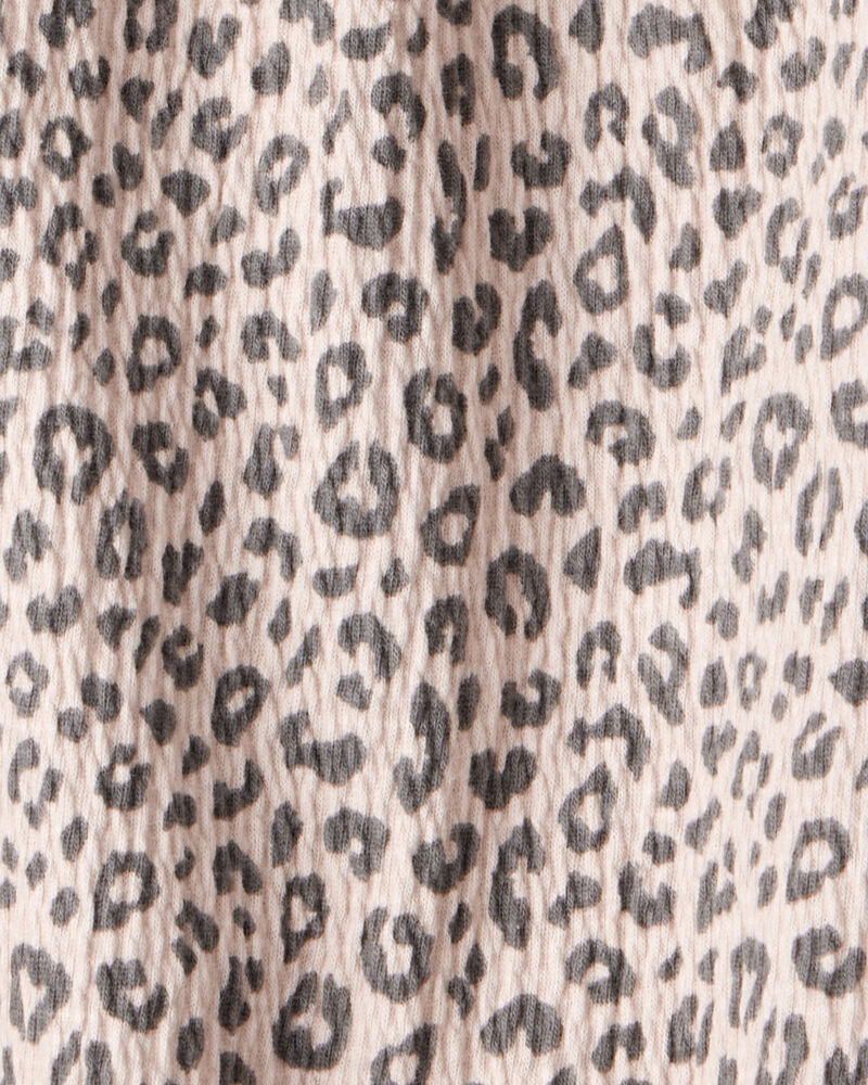 Baby Girl 2-Piece Leopard Print Long-Sleeve Dress Set, image 4 of 6 slides