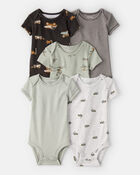 Baby 5-Pack Short-Sleeve Bodysuits, image 1 of 8 slides