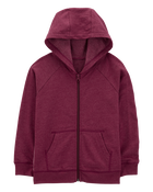 Kid Zip-Up Fleece Hoodie, image 1 of 4 slides