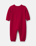 B&eacute;b&eacute; - Combinaison manches longues en jersey bouclette &laquo;Tiny Heart Big Love&raquo; pour la Saint-Valentin &ndash; Rouge, image 2 sur 4 diapositives