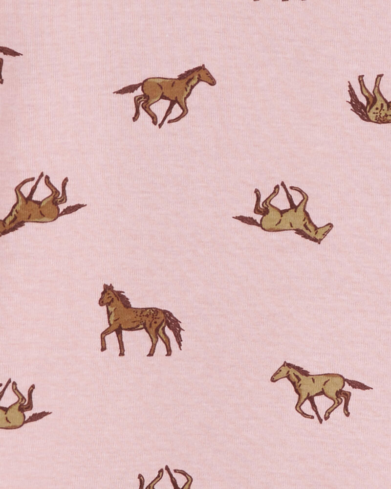 Kid 4-Piece Horse 100% Snug Fit Cotton Pyjamas, image 3 of 4 slides