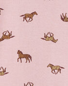 Kid 4-Piece Horse 100% Snug Fit Cotton Pyjamas, image 3 of 4 slides