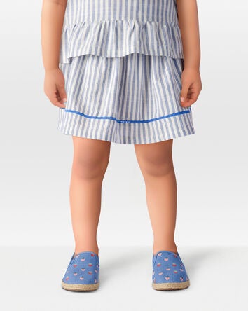 Toddler Striped Pull-On Skort, 