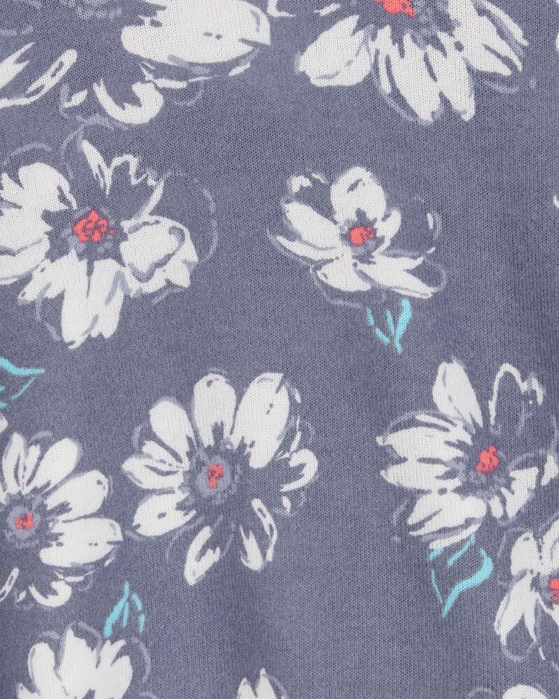 Enfant Haut mode à manches longues en tricot à motifs de fleurs, image 3 sur 4 diapositives