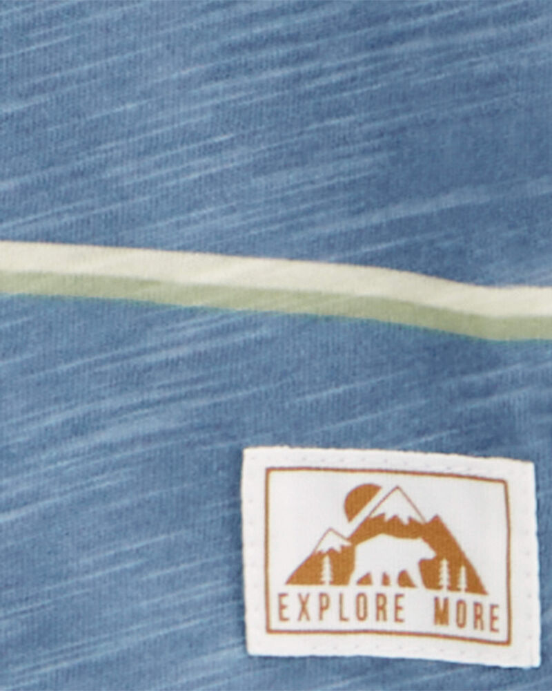 Kid Striped Henley Tee, image 2 of 3 slides