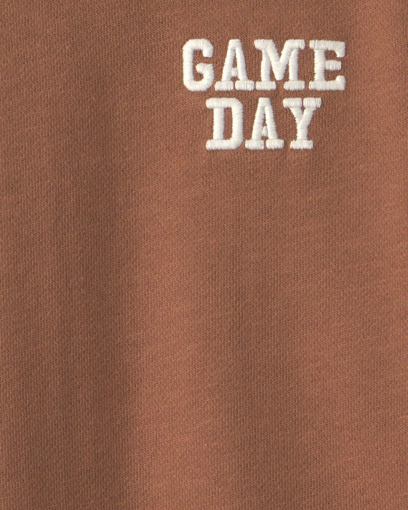 Kids Organic Cotton 'Game Day' French Terry Sweatshirt, image 4 of 5 slides