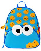 Sesame Street Little Kid Backpack Straw Bottle & Snack Cup Set - Cookie Monster, image 2 of 6 slides