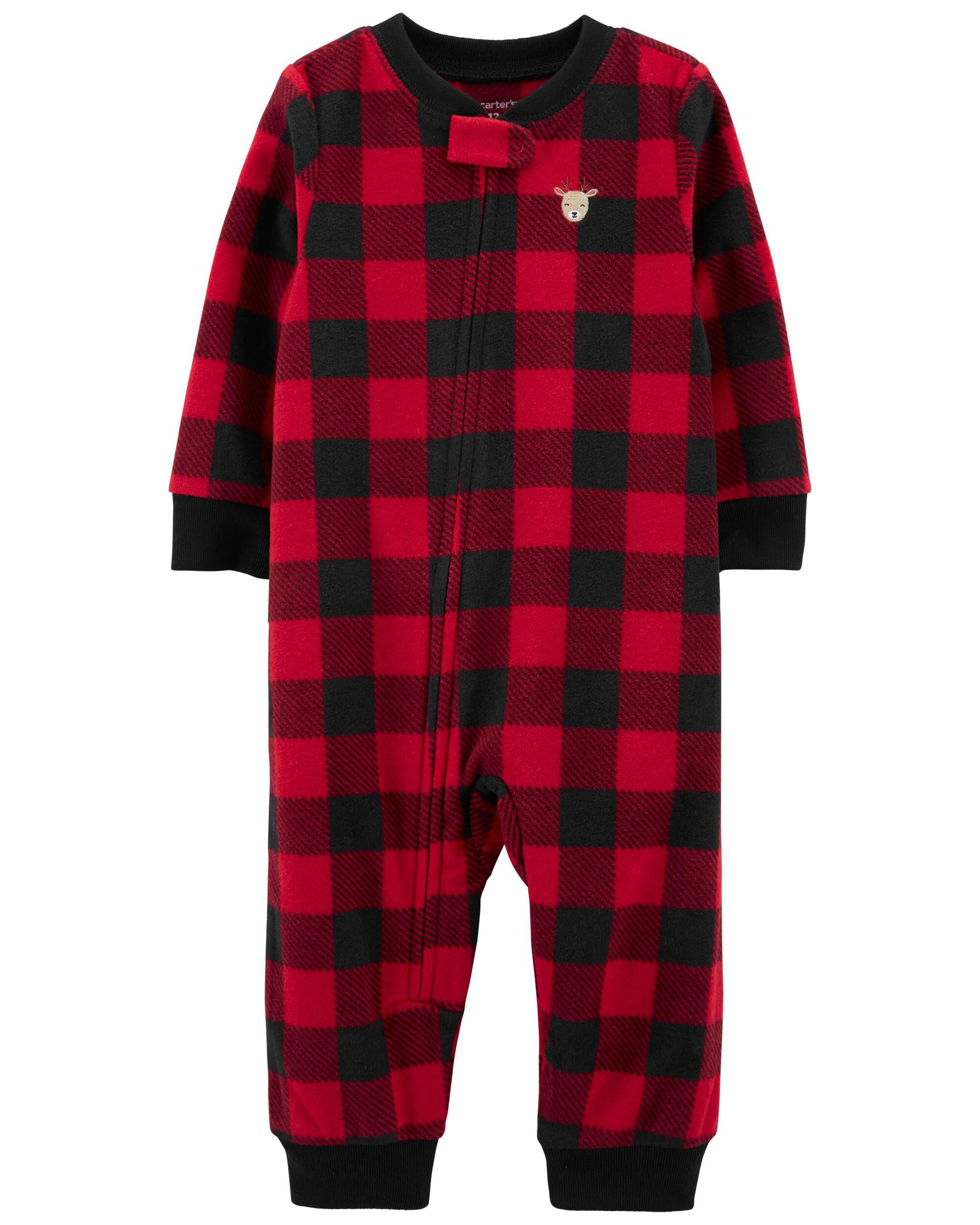 baby buffalo check pajamas