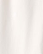 Girls French Terry Wide-Leg Pants - Ivory, image 3 of 4 slides