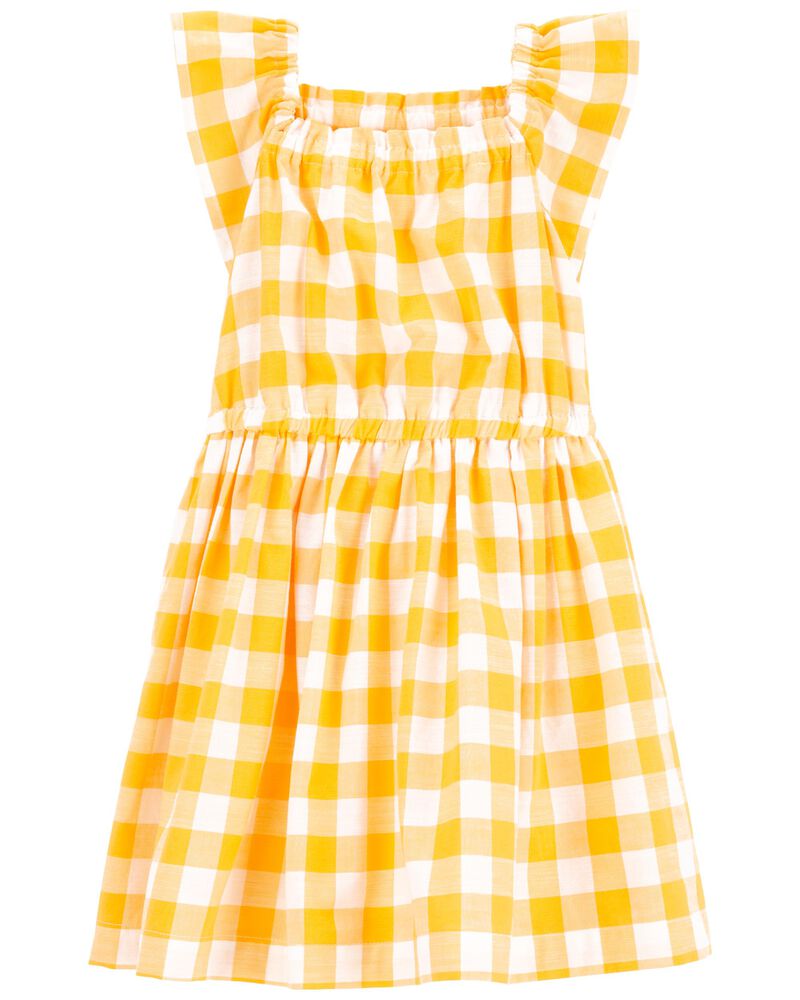Yellow Gingham Dress