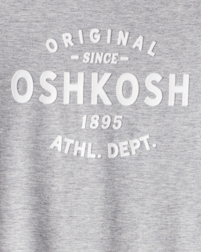 Baby Boy Oshkosh Logo Long-Sleeve Tee - Grey, image 2 of 3 slides