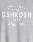 Baby Boy Oshkosh Logo Long-Sleeve Tee - Grey, image 2 of 3 slides