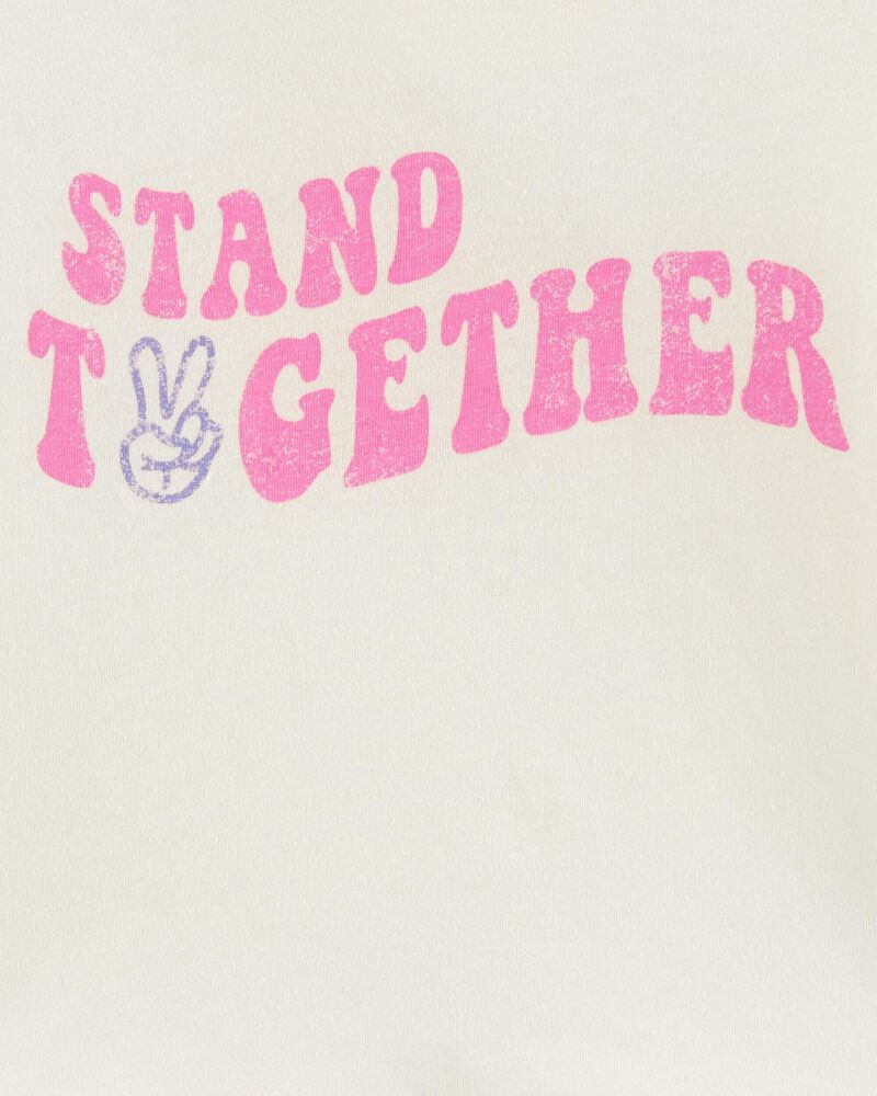 Kid Stand Together Crop Tee, image 2 of 2 slides