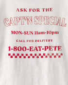 Boys Pizza Graphic Tee - White, image 5 of 6 slides