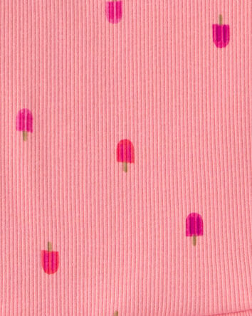 Toddler Girl 2-Piece Popsicle Top & Short Set - Pink, 