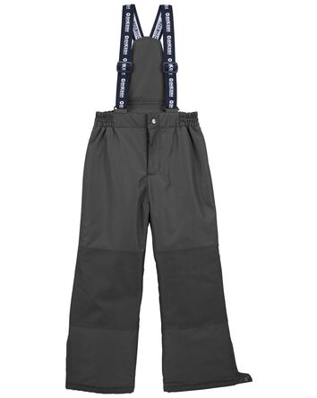 Kid Heavyweight Snow Pants With Removable Bib, 