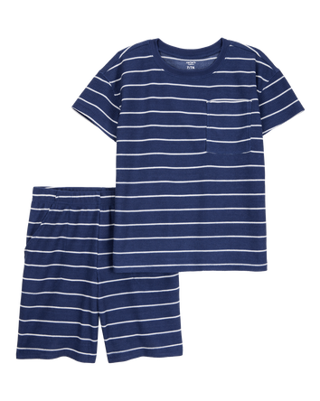 Kid Striped Loose Fit 2-Piece Pyjamas, 