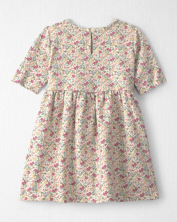 Toddler Girl Organic Cotton French Terry Dress, 