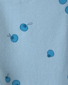 Toddler Girl Blueberry Bike Shorts - Blue, image 3 of 4 slides