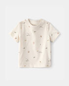 Baby Boy 2-Piece Easter Bunny Shortall Set - Blue/Cream, image 3 of 7 slides