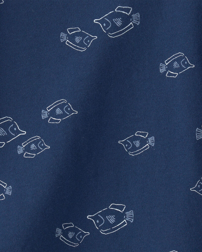 Baby Boy Fish T-Shirt - Blue, image 2 of 3 slides