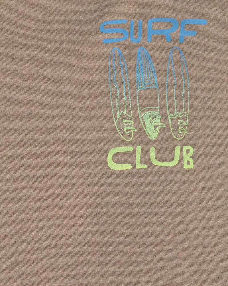 Boys 'Surf Club' Graphic Tank - Brown, image 2 of 3 slides