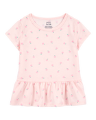 Baby Floral Peplum Top, image 1 of 3 slides