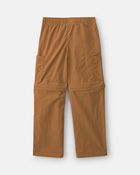 Boys Cargo Utility Zip-Off Pants - Brown, image 5 of 9 slides
