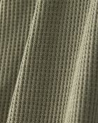 Baby Boy Solid 2-Way Zip PurelySoft Sleeper - Green, image 5 of 8 slides