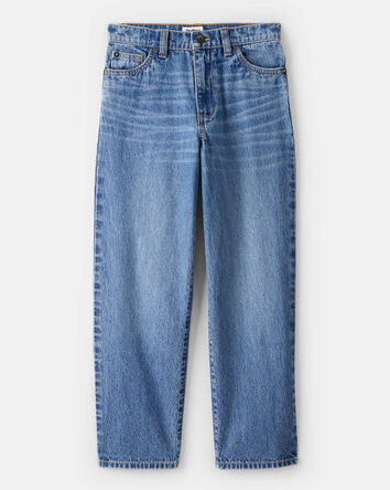Garçons - Jeans en denim décontractés - Bleu, 