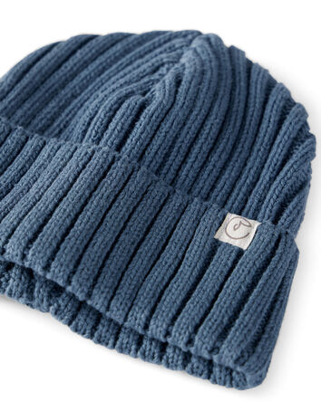 Bébé Tuque en tricot de coton biologique doux, 