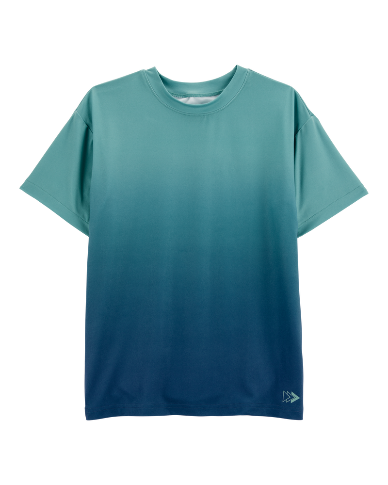 Enfant T-shirt ombré à manches courtes - Vert, image 1 sur 3 diapositives